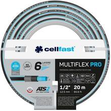 Шланг садовий CELLFAST MULTIFLEX PRO 1/2" 35Бар 20м (13-800)