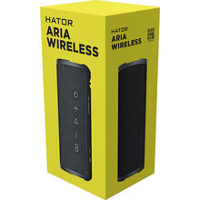 Портативна акустика HATOR Aria Wireless Phantom Black (HTA-201)