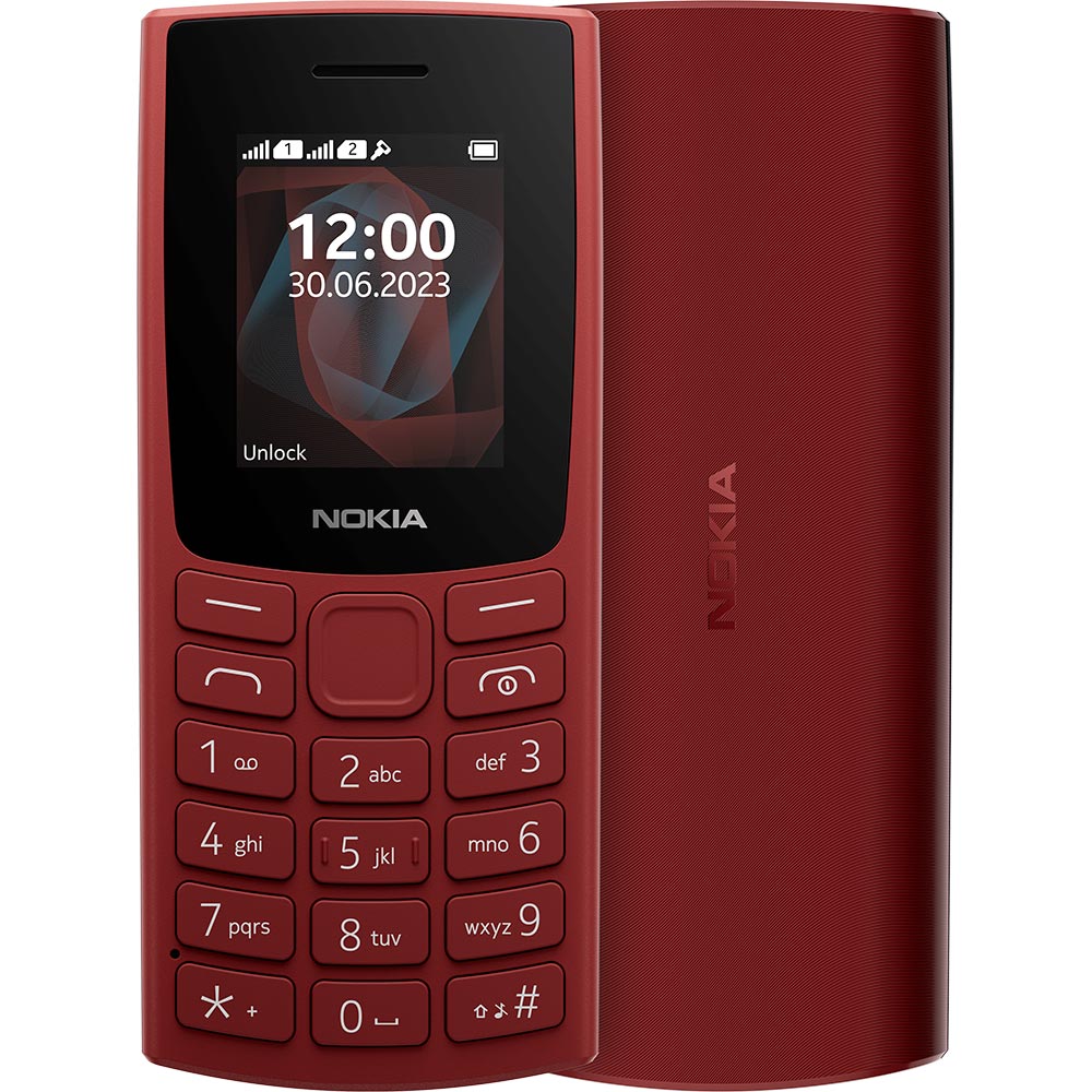 Мобильный телефон NOKIA 105 Dual SIM Red (TA-1557) купить в Киеве ➦ лучшая  цена в Фокстрот по всей Украине: Харьков, Днепр, Одесса, Николаев, Запорожье