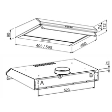 Витяжка JANTAR PHT I LED 50 WH