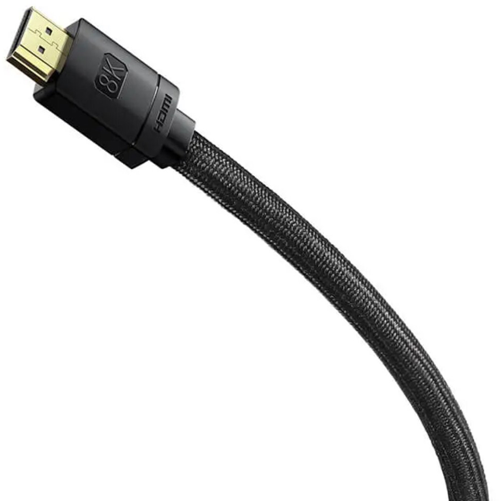 Кабель BASEUS HDMI M - M, 1m, V2.1 8K Black (WKGQ000001) Вид кабель