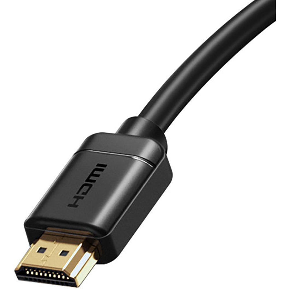 Кабель BASEUS HDMI M - M, 3m, V2.0 4K, HD Series Black (CAKGQ-C01) Тип разъема HDMI - HDMI 