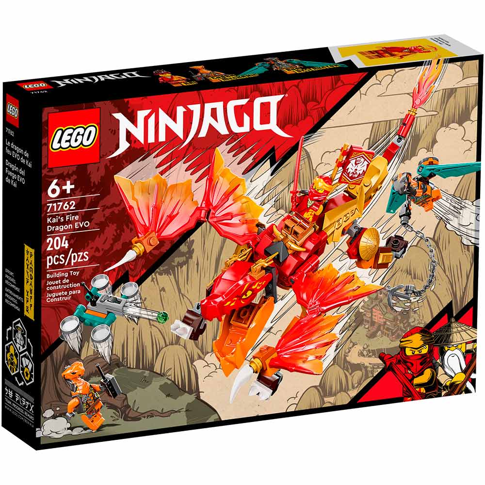 Конструктор LEGO Ninjago Огненный дракон ЭВО Кая (71762)
