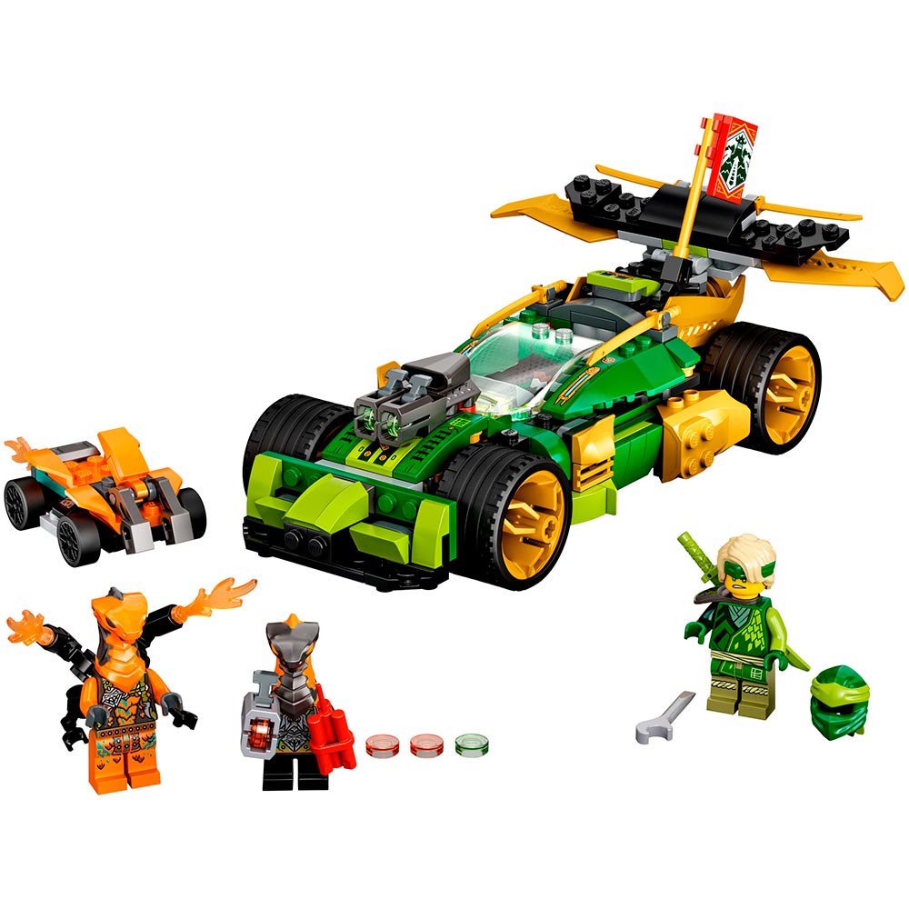 Конструктор LEGO Ninjago Гоночный автомобиль ЭВО Ллойда (71763) Тип уникальные детали