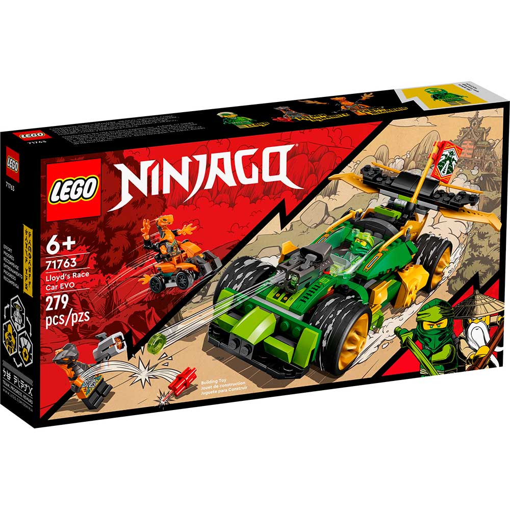 Конструктор LEGO Ninjago Гоночный автомобиль ЭВО Ллойда (71763)