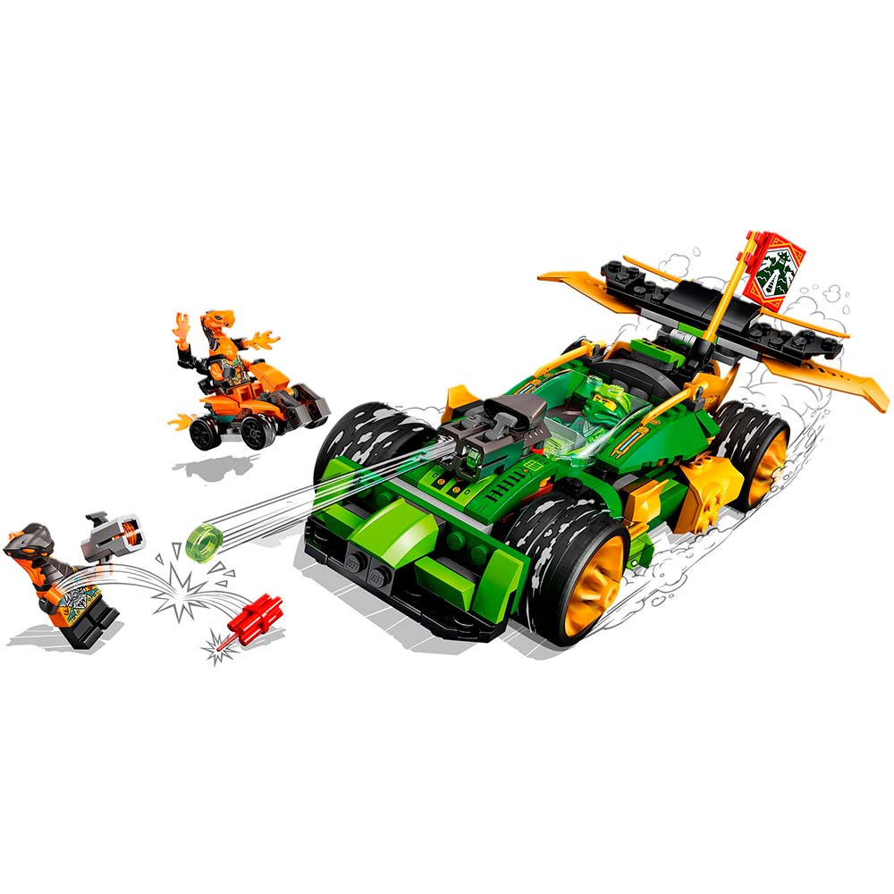 Конструктор LEGO Ninjago Гоночный автомобиль ЭВО Ллойда (71763) Тематика герои фильмов и мультфильмов