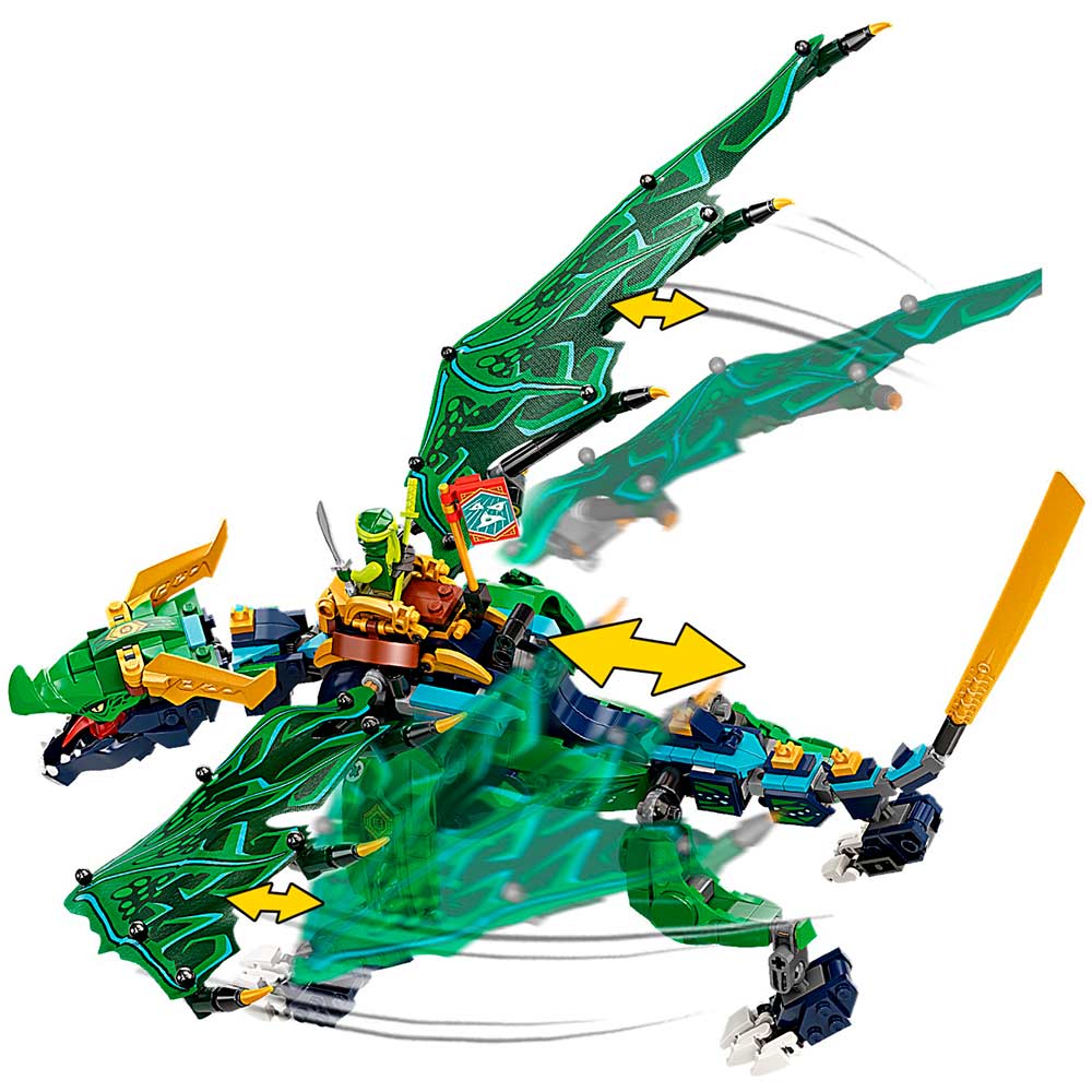 Конструктор LEGO Ninjago Легендарний дракон Ллойда (71766) Кріплення блок