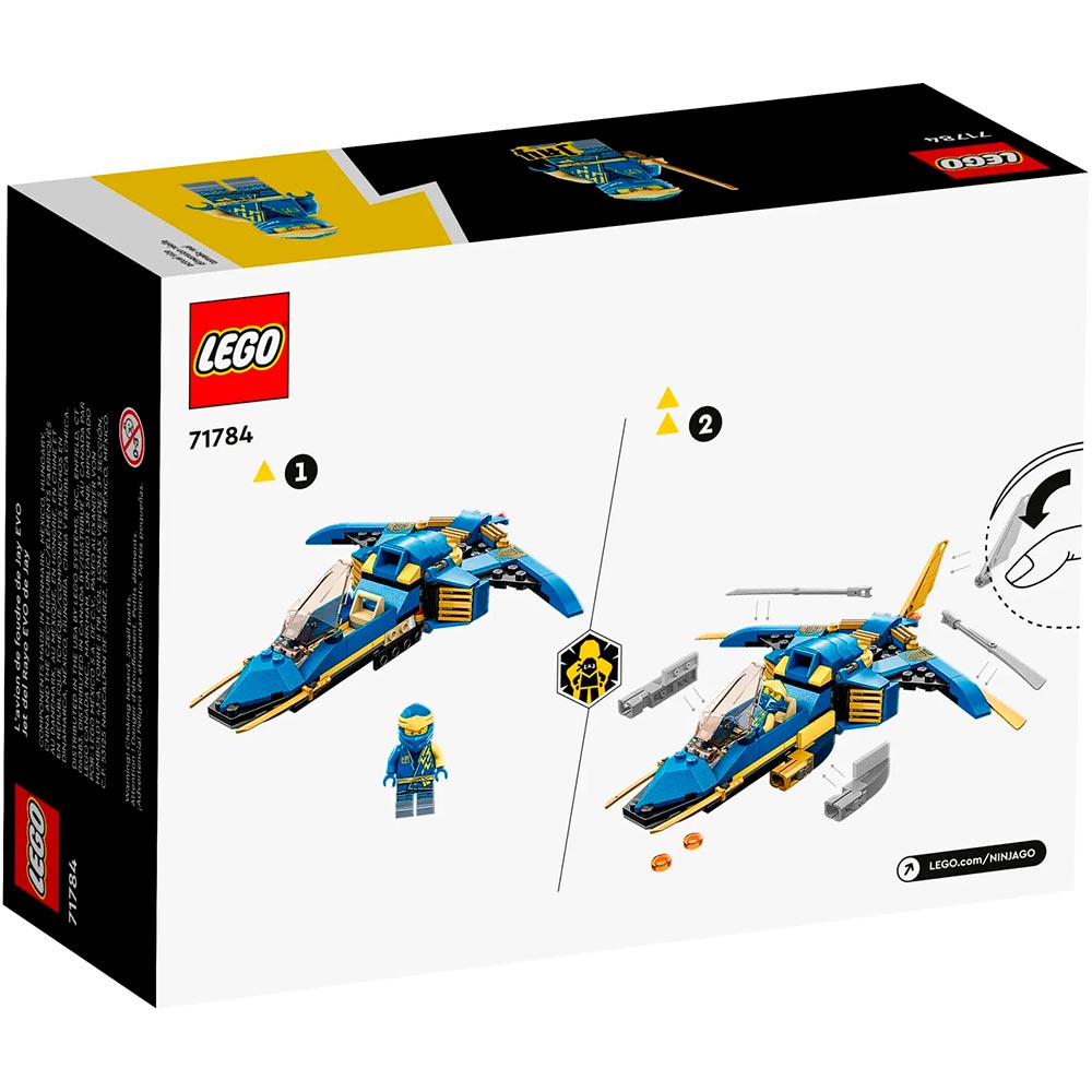 Конструктор LEGO Ninjago Реактивний літак Джея EVO (71784) Кріплення блок