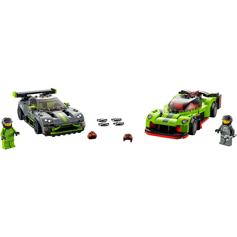 Конструктор LEGO Speed Champions Aston Martin Valkyrie AMR Pro та Aston Martin Vantage GT3 (76910) Тип унікальні деталі