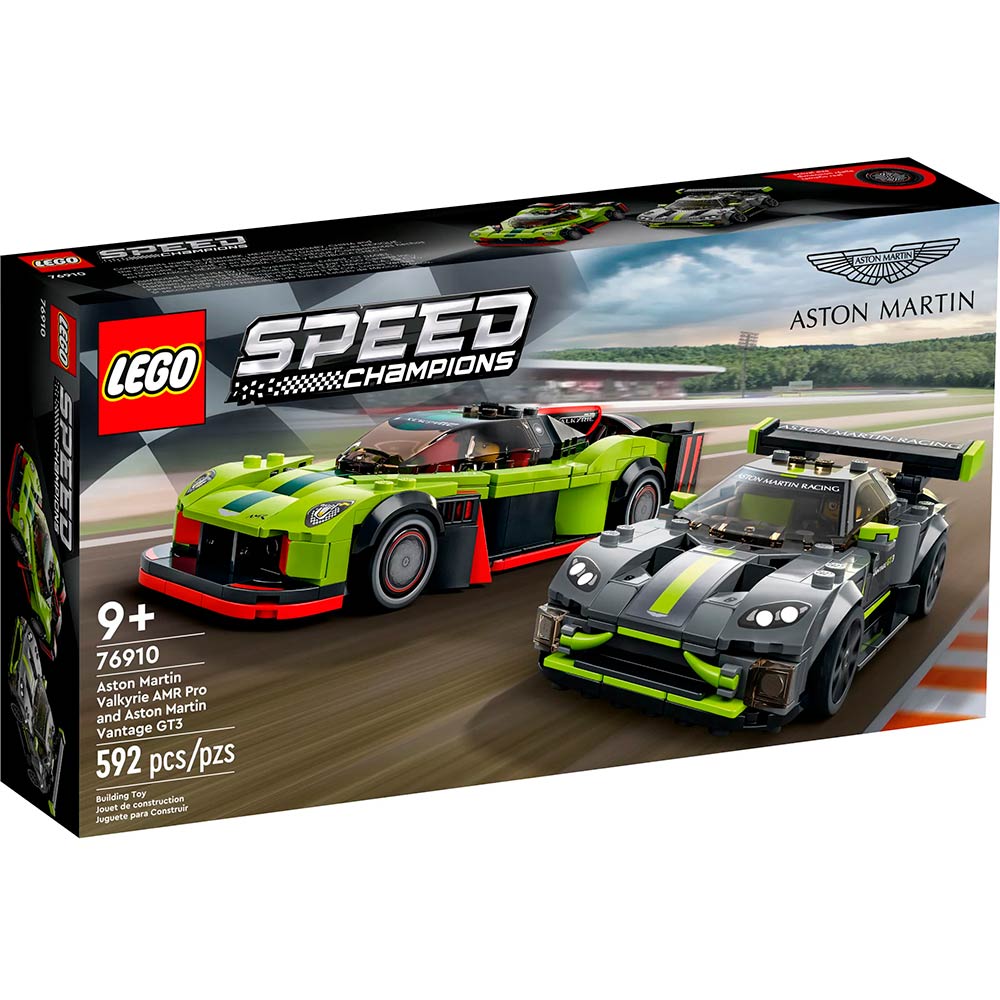 Конструктор LEGO Speed Champions Aston Martin Valkyrie AMR Pro и Aston Martin Vantage GT3 (76910)