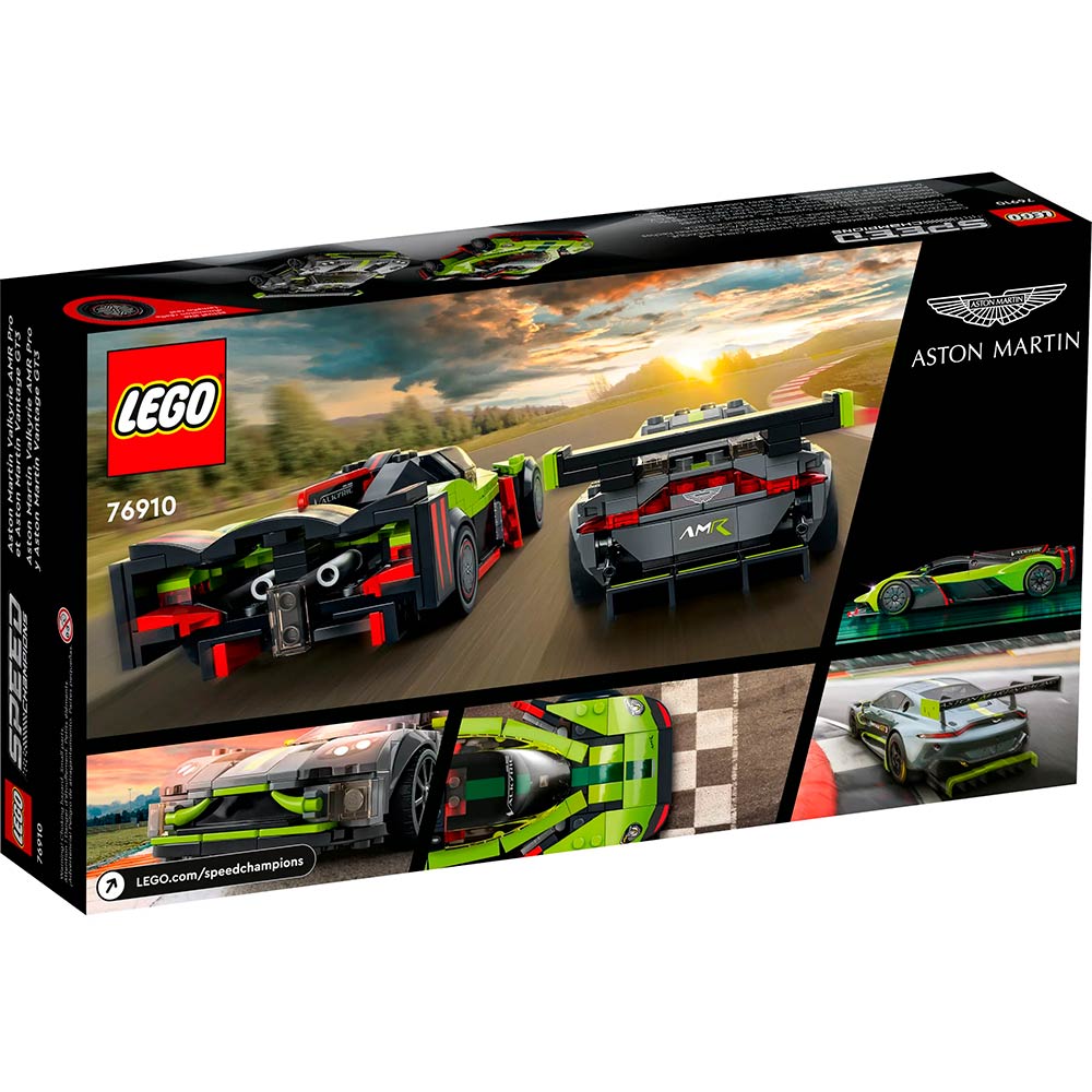 Фото Конструктор LEGO Speed Champions Aston Martin Valkyrie AMR Pro и Aston Martin Vantage GT3 (76910)