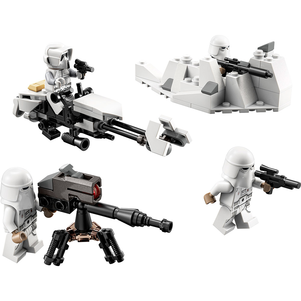Конструктор LEGO Star Wars Боевой набор снежных штурмовиков (75320) Тип уникальные детали