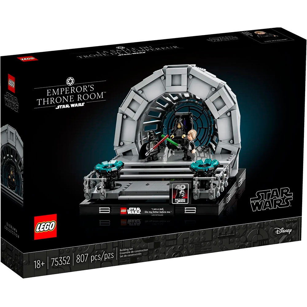 Конструктор LEGO Star Wars Діорама «Тронна зала імператора» (75352)