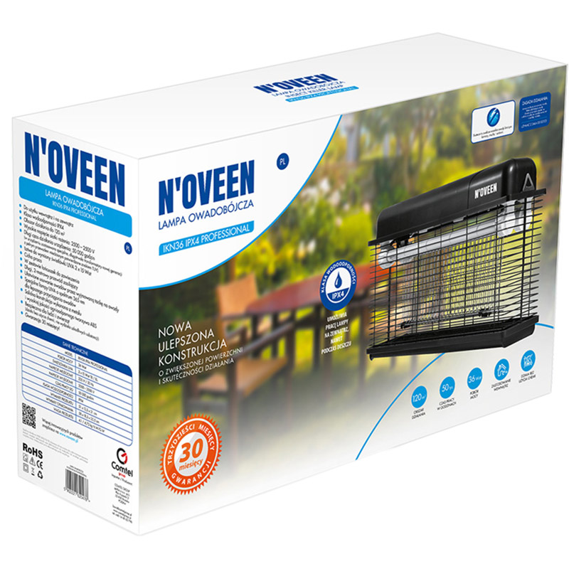 Знищувач комах NOVEEN IKN36 IPX4 Professional (74367) Висота 31