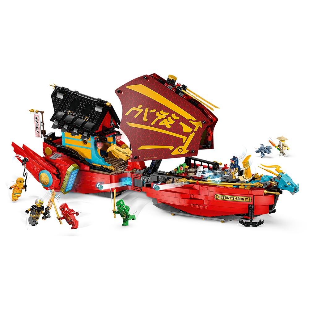 Конструктор LEGO Ninjago Дар судьбы - гонки со временем (71797) Тематика герои фильмов и мультфильмов