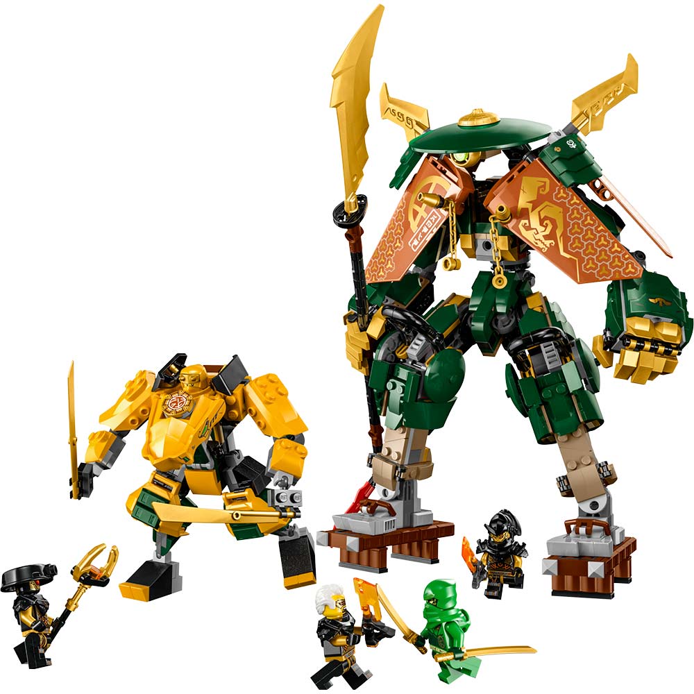 Конструктор LEGO Ninjago Командные роботы-ниндзя Ллойда и Арин (71794) Тип уникальные детали