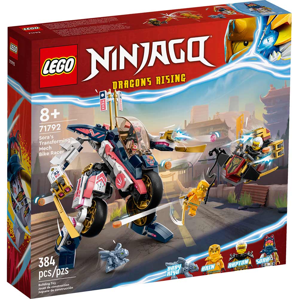 Конструктор LEGO Ninjago Гоночный робобайк-трансформер Соры (71792)