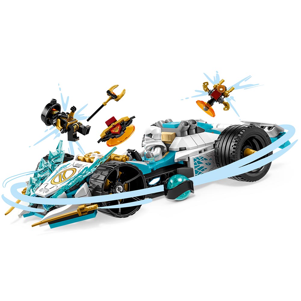 Конструктор LEGO Ninjago Суперсила дракона Зейна автомобиль для гонки спин-джитсу (71791) Тематика герои фильмов и мультфильмов