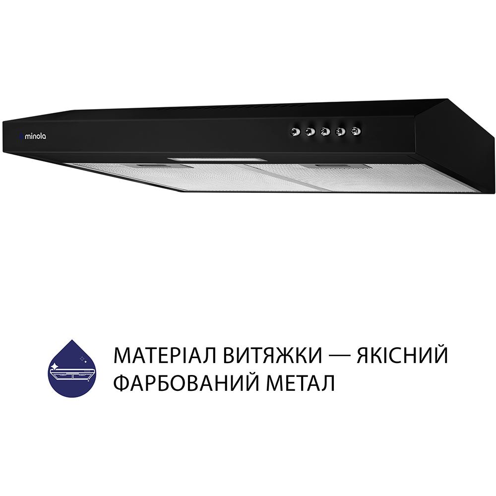 Витяжка MINOLA HPL 513 BL Режим роботи відведення