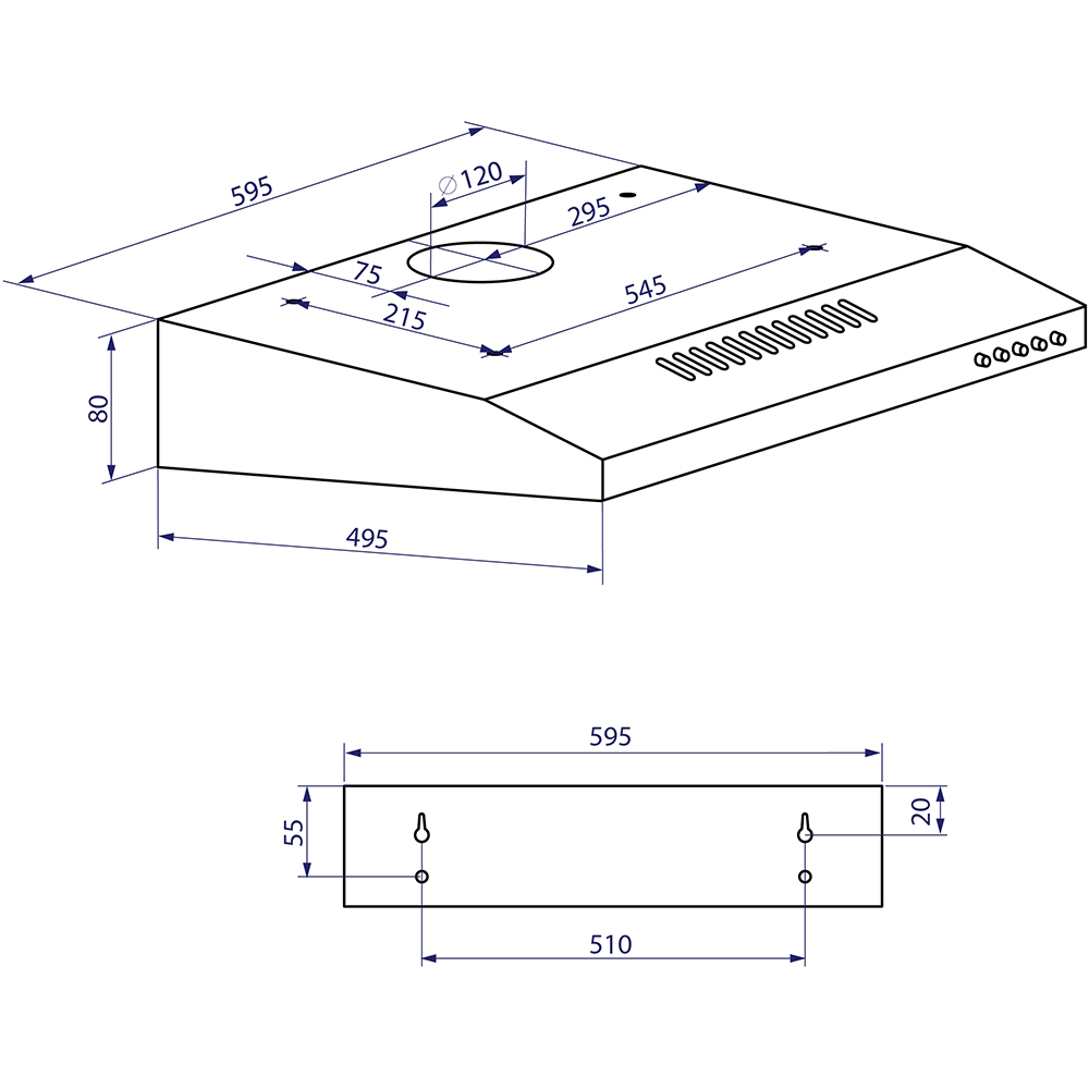 В Украине Вытяжка MINOLA HPL 613 I