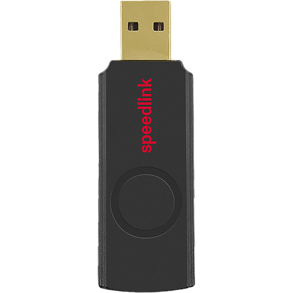 Зовнішній вигляд Геймпад SPEEDLINK RAIT Wireless Rubber Black (SL-650110-BK)