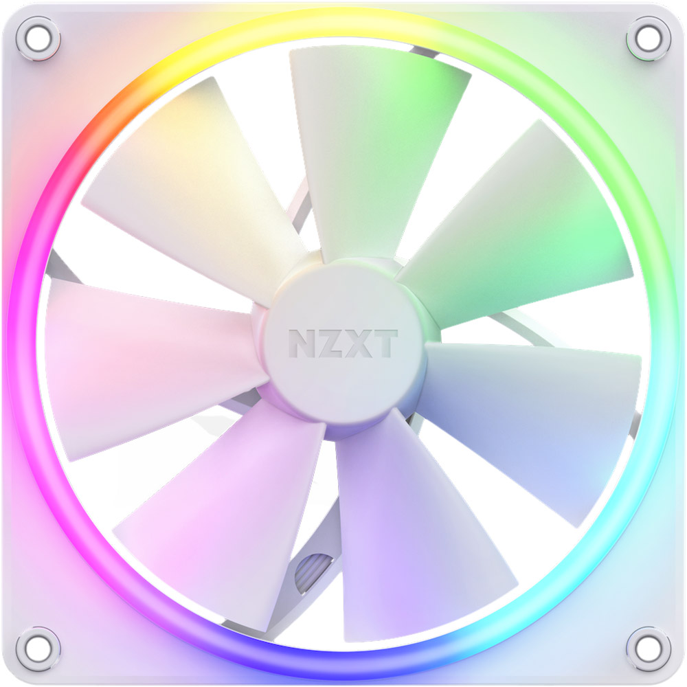 Кулер корпусный NZXT F140RGB Single White (RF-R14SF-W1)