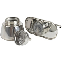 Гейзерная кофеварка BO-CAMP Stainless Steel 2-cups Silver (2200545)