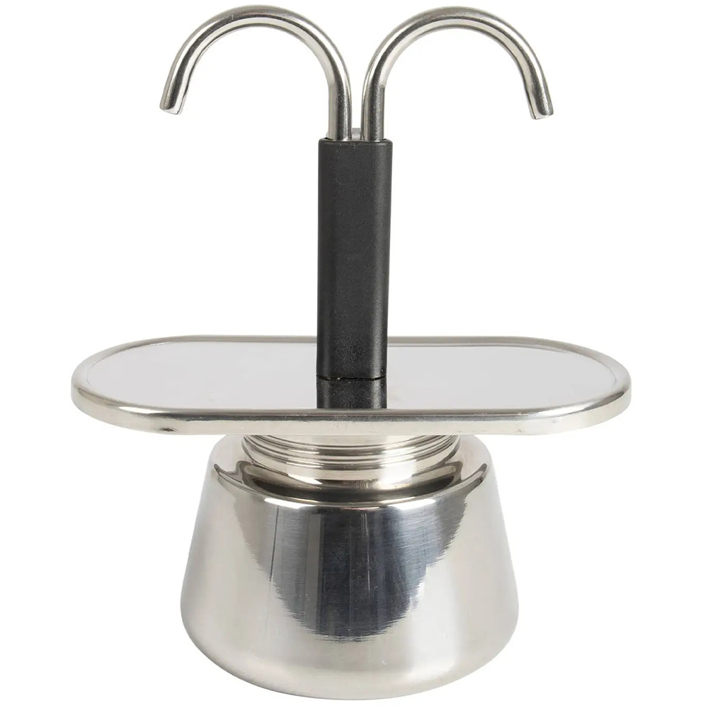 Гейзерная кофеварка BO-CAMP Stainless Steel 2-cups Silver (2200545) Цвет серебристый