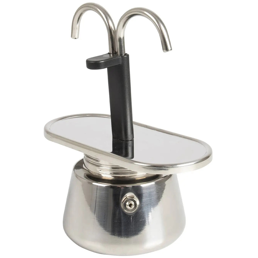 Внешний вид Гейзерная кофеварка BO-CAMP Stainless Steel 2-cups Silver (2200545)