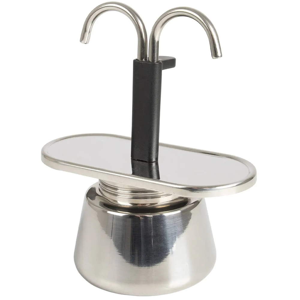Гейзерная кофеварка BO-CAMP Stainless Steel 2-cups Silver (2200545) Тип гейзерная кофеварка