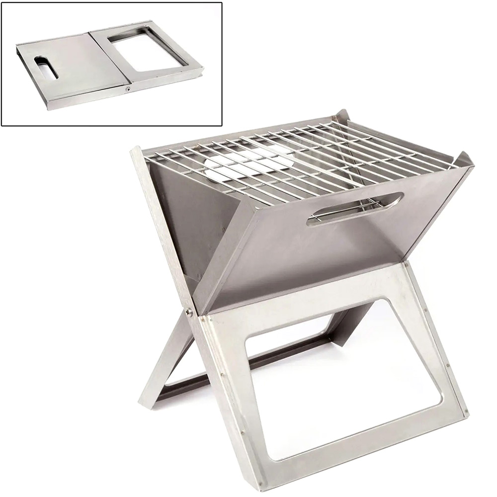 Мангал BO-CAMP Notebook/Fire Basket Compact Silver (8108347) Тип палива тверде паливо