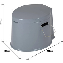 Биотуалет BO-CAMP Portable Toilet 7 Liters Grey (5502800)