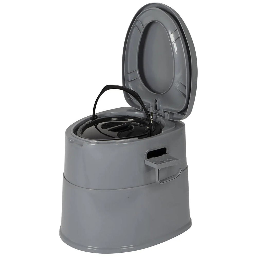 Біотуалет BO-CAMP Portable Toilet Comfort 7 Liters Grey (5502815) Глибина 46