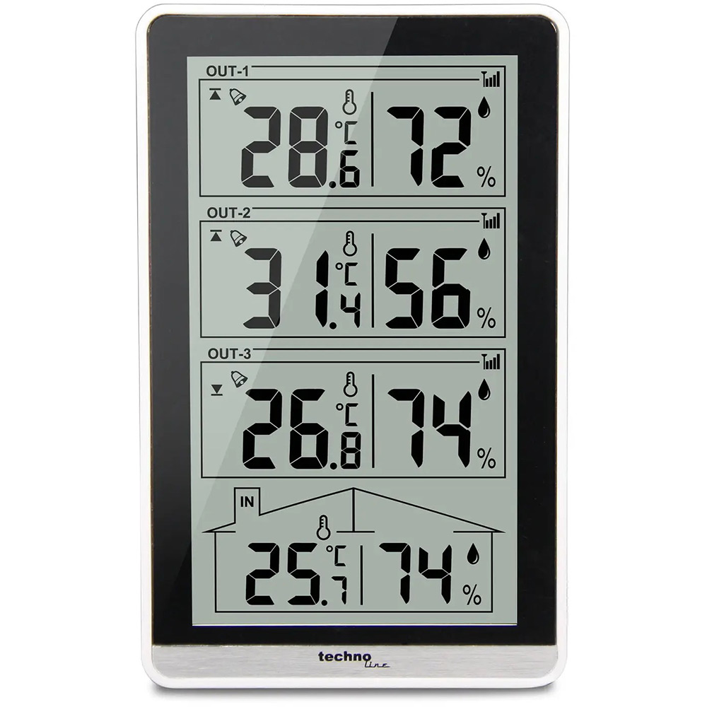 Метеостанція TECHNOLINE WS7060 Black (WS7060) Тип електронний