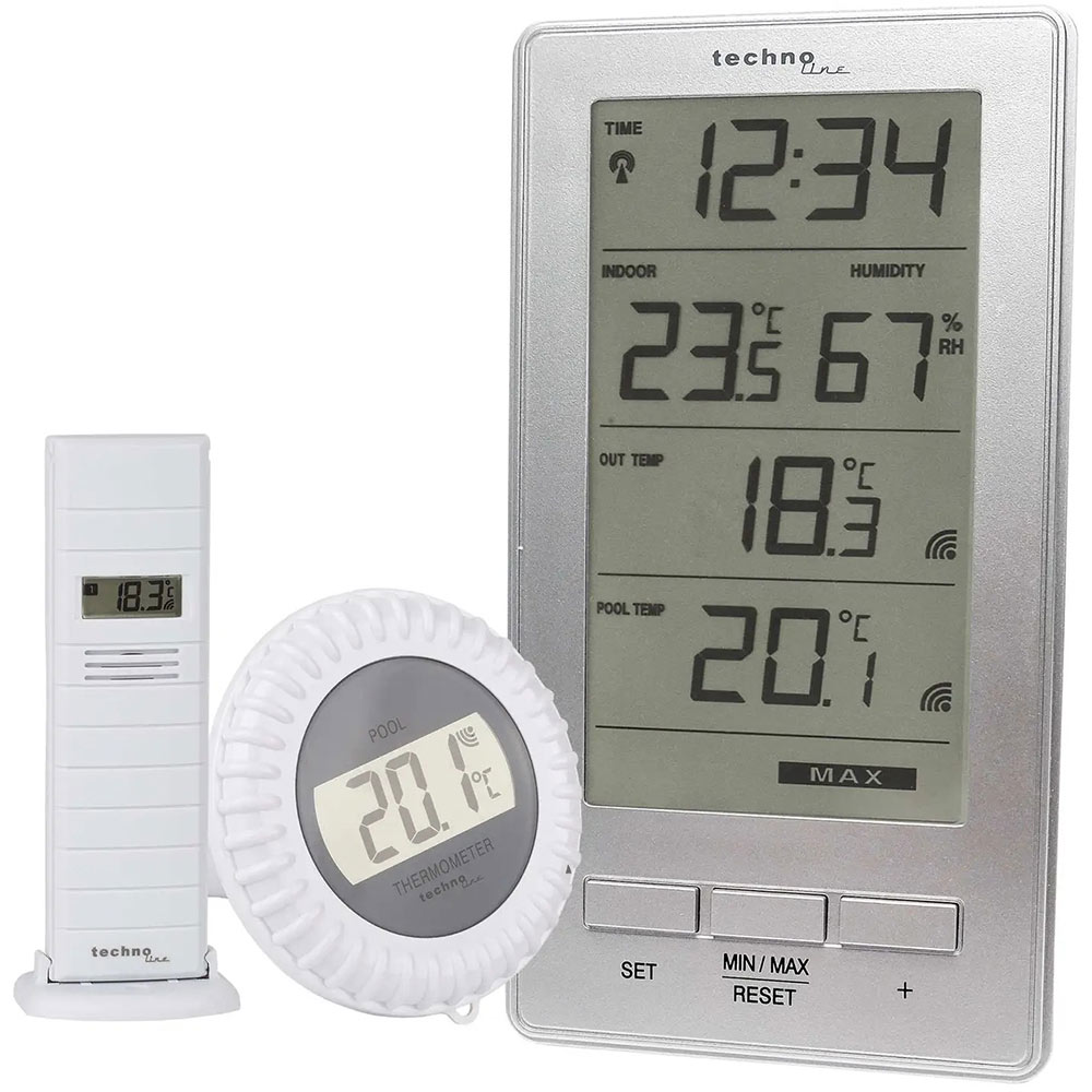 Метеостанція TECHNOLINE WS9069 IT Silver (WS9069) Метеостанція TECHNOLINE WS9069 IT Silver (WS9069)