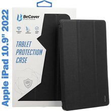 Чехол BECOVER Tri Fold Soft TPU Silicone для Apple iPad 10.9" 2022 Black (708518)