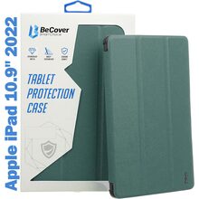 Чохол BECOVER Tri Fold Soft TPU Silicone для Apple iPad 10.9" 2022 Dark Green (708519)