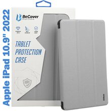 Чохол BECOVER Tri Fold Soft TPU Silicone для Apple iPad 10.9" 2022 Gray (708521)