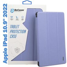 Чехол BECOVER Tri Fold Soft TPU Silicone для Apple iPad 10.9" 2022 Purple (708524)