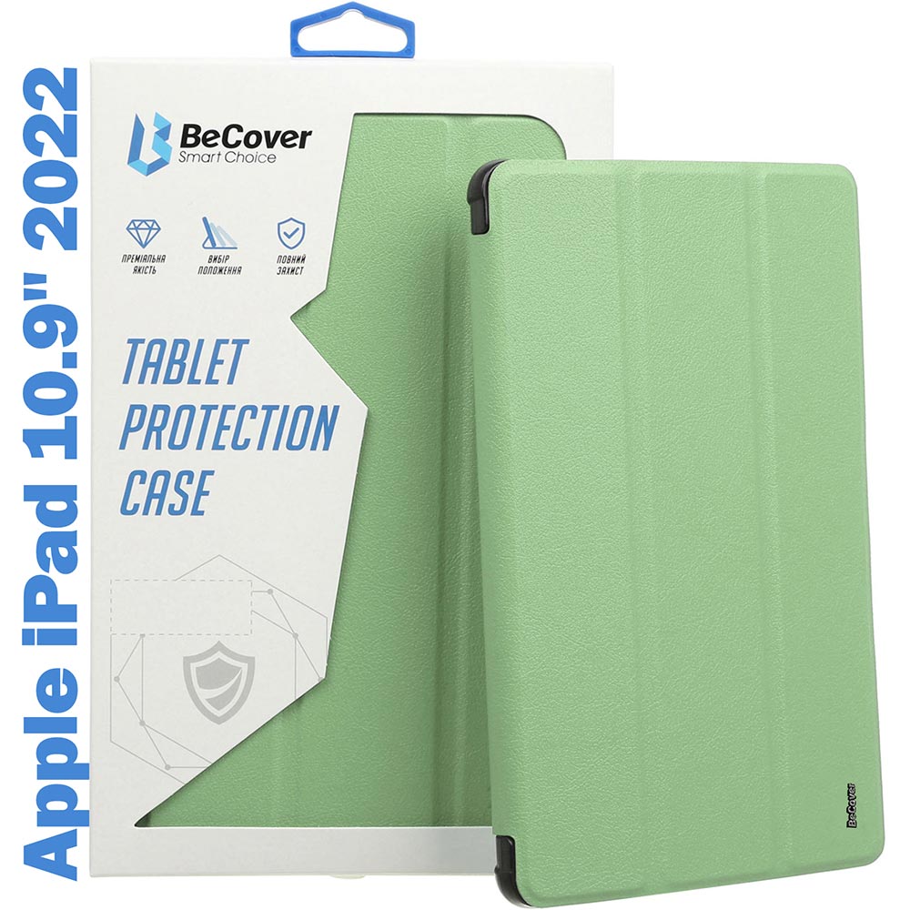Чехол BECOVER Magnetic 360 Rotating для Apple iPad 10.9" 2022 Green (708504)