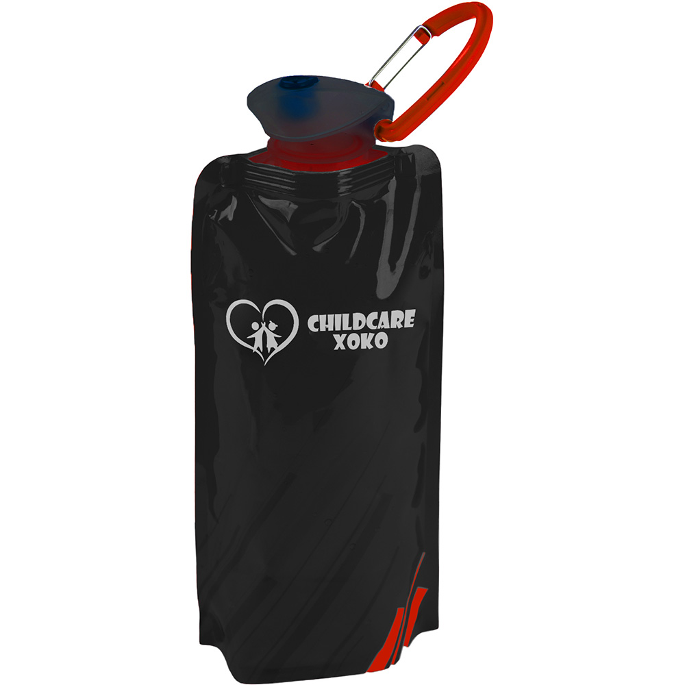 Пляшка для води XOKO складана ChildCare 001 Black (XK-BOTL001-BK) Тип дитяча