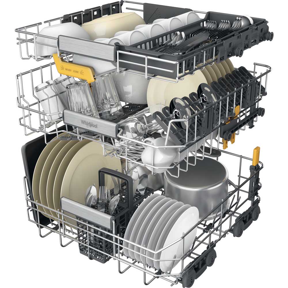 Вбудована посудомийна машина WHIRLPOOL W8I HF58 TU Тип сушіння конденсаційний (залишковим теплом)