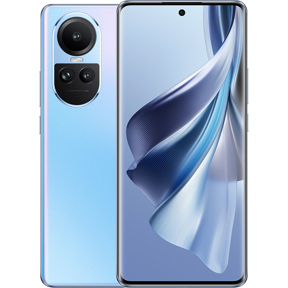 OPPO Reno10 5G 8/256GB Ice Blue купить в Киеве ➦ лучшая цена в Фокстрот по  всей Украине: Харьков, Днепр, Одесса, Николаев, Запорожье