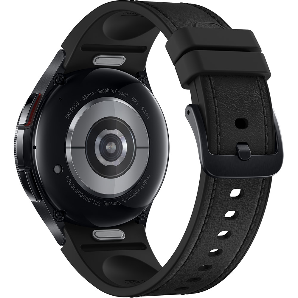 Смарт-часы SAMSUNG Galaxy Watch 6 Classic 43mm Black (SM-R950NZKASEK) Операционная система Android Wear