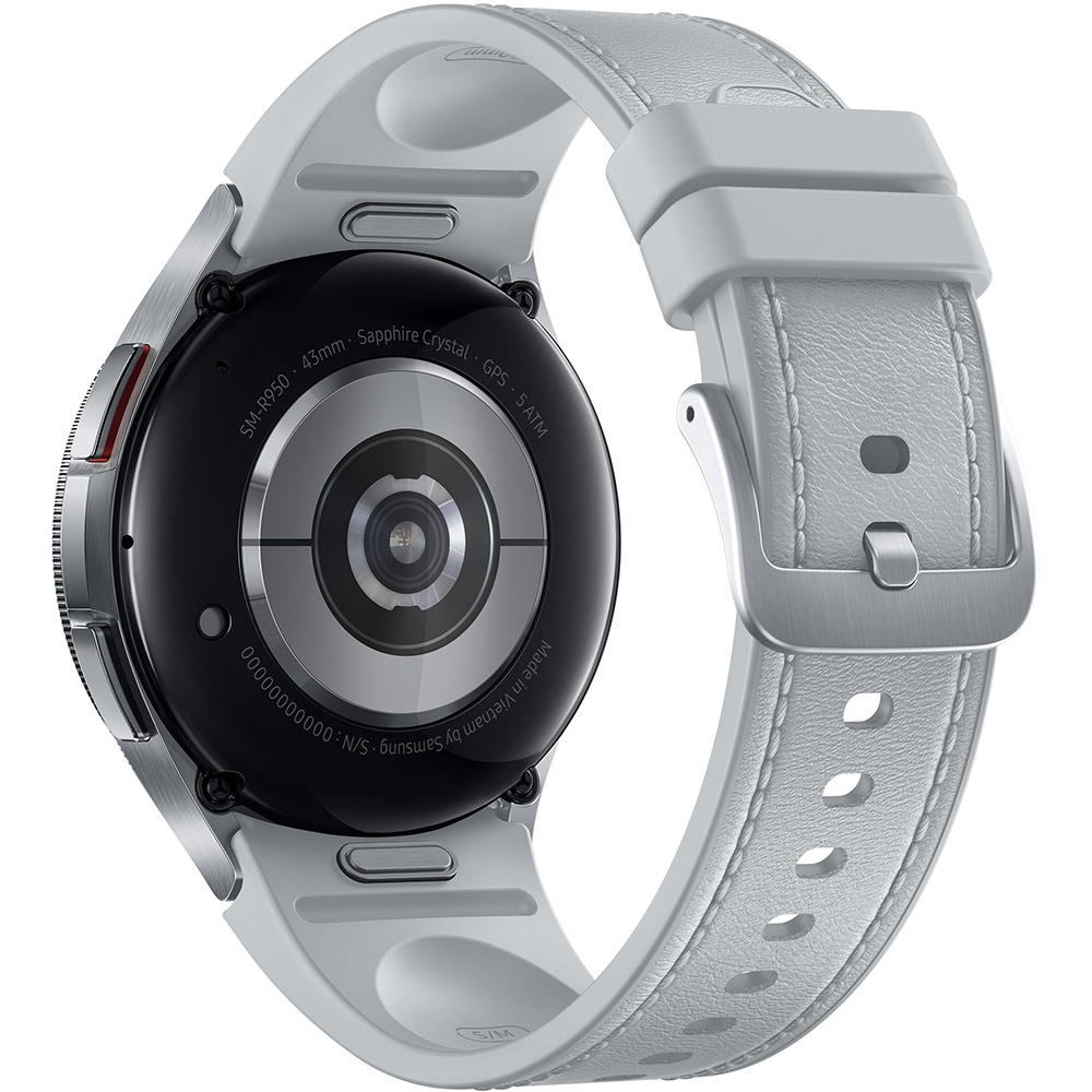 Смарт-годинник SAMSUNG Galaxy Watch 6 Classic 43mm Silver (SM-R950NZSASEK) Операційна система Android Wear