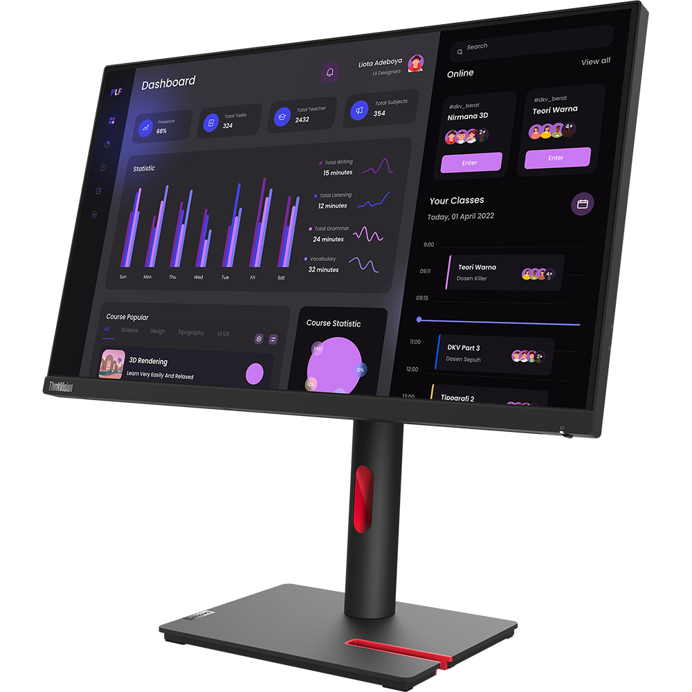 Фото 4 Монитор LENOVO ThinkVision T24i-30 (63CFMATXUA)