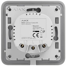 Умный выключатель AJAX LightSwitch White (ALS2W) Умный выключатель AJAX LightSwitch White (ALS2W)