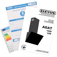 Витяжка ELEYUS AGAT 1200 LED 60 BL