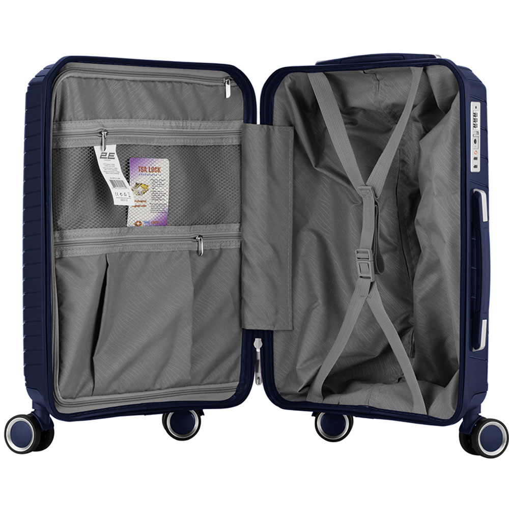 Чемодан 2E SIGMA S Navy Blue (2E-SPPS-S-NV) Замок встроенный TSA