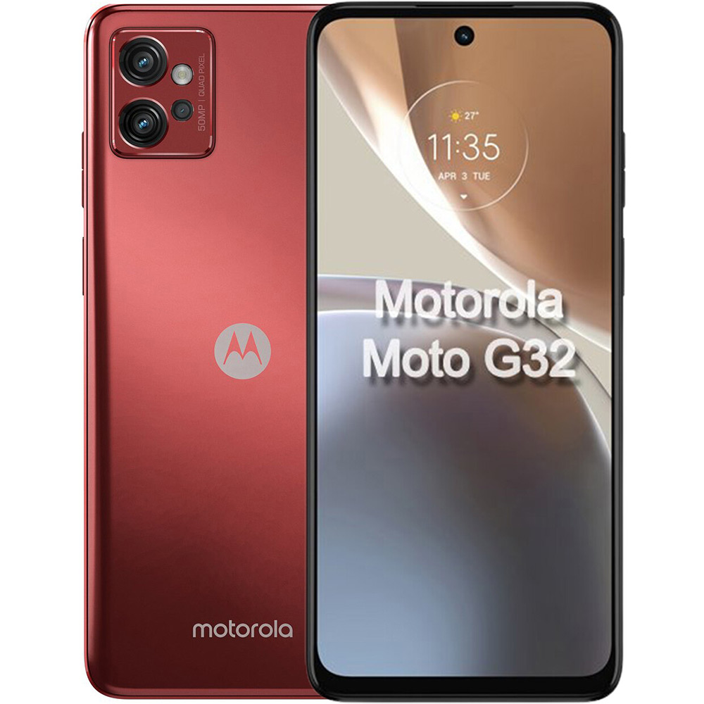 Смартфон MOTOROLA G32 8/256GB Satin Maroon (PAUU0052RS)